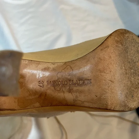 Vintage Y2K Manolo Blahnik Lace-Up Boots